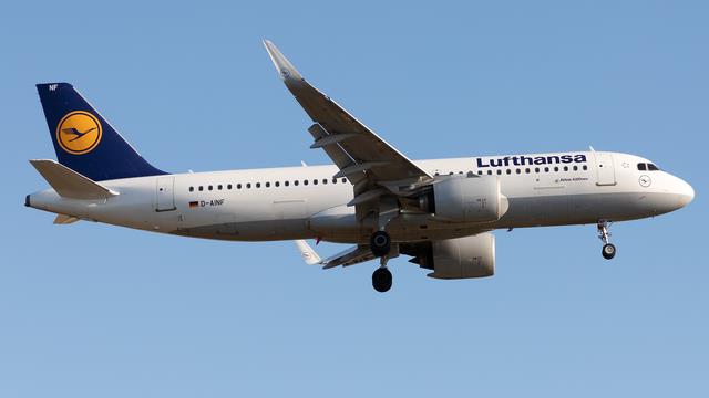 D-AINF:Airbus A320:Lufthansa